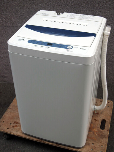 ⑦【6ヶ月保証付】美品 ヤマダ電機オリジナル 5kg 全自動洗濯機 YWM-T50A1