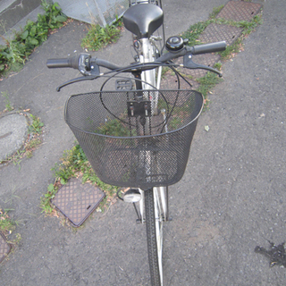 自転車 27インチ 6段変速 Kawamura シティサイクル チャリ カワムラ 荷台付き ☆ PayPay(ペイペイ)決済可能 ☆ 札幌市 白石区 東札幌