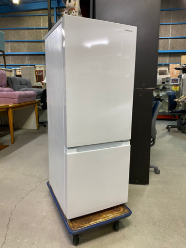 2019年製！人気の2ドア冷蔵庫 HITACHI ノンフロン冷凍冷蔵庫 RL-154JA 154L