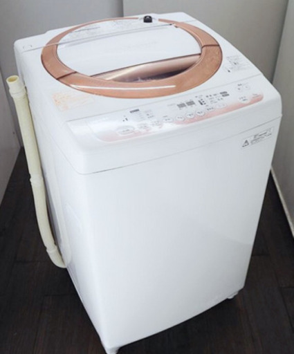 (送料無料) 2017年 美品 7kg 大容量 洗濯機 布団洗濯可 TOSHIBA Ag+抗菌水 ②