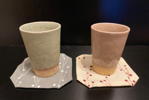 アフタヌーンティー湯呑み一対コースター付 くろみー 蒲田の食器 茶器 の中古あげます 譲ります ジモティーで不用品の処分