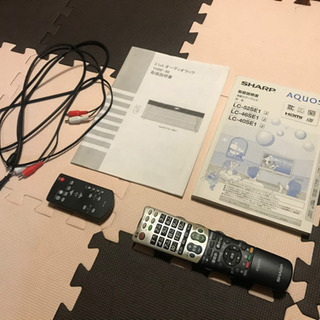 液晶テレビ40インチ　AQUOS  テレビ台　セット