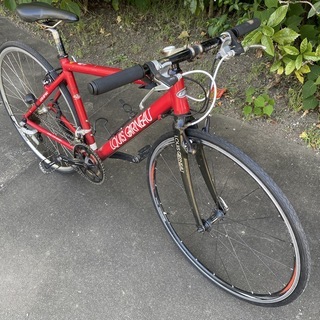 フラットバーロード ルイガノ RSR2 450mm レッド