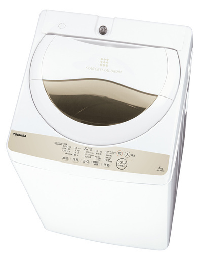 SANYO　5kg 洗濯機　　型番：ASW-EG50B(W)