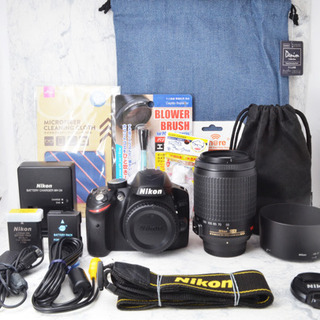 美品●純正望遠レンズ●Wi-Fi転送●2416万画素●ニコン D3200 安心のゆうパック代引き発送！送料、代引き手数料無料！