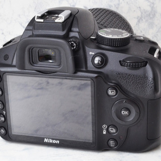 美品●純正望遠レンズ●Wi-Fi転送●2416万画素●ニコン D3200 安心のゆうパック代引き発送！送料、代引き手数料無料！