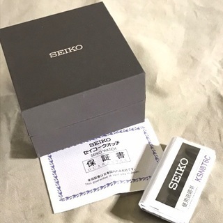 SEIKOセイコー メンズクォーツ クロノグラフ 8T67 00C0 黒＆紺モデル 2019年製造 2020年8月購入（メーカー保証1年）SBTR003 スピリット