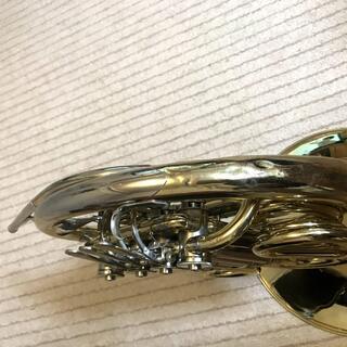 【良品】YAMAHAホルン YHR-664-【極美品】GUCCI ミスティックキャット GGスプリーム 二つ折り財布　レッド