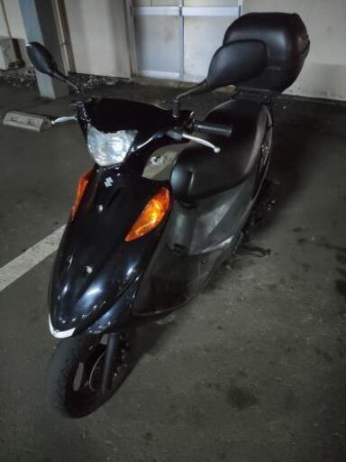 アドレス125 実働 リアボックス付き