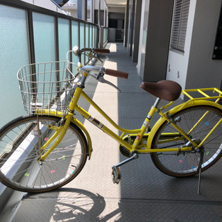 黄色い自転車の中古が安い！激安で譲ります・無料であげます｜ジモティー