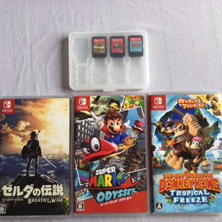 任天堂switch スイッチ ソフト3本 プロコン たか 越谷レイクタウンのテレビゲーム その他 の中古あげます 譲ります ジモティーで不用品の処分