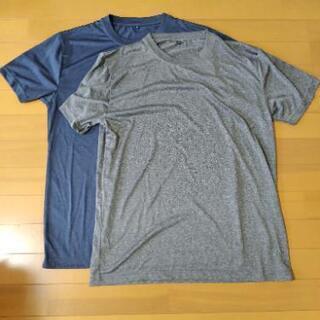 Tシャツ　サイズL L　紺とグレーセット
