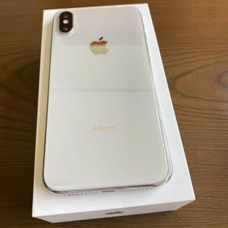 ドコモ iPhoneX 64GB シルバー 付属品あり