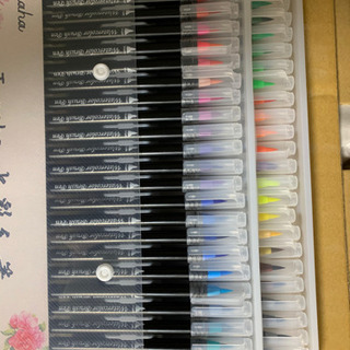 新品水彩毛筆48色セット、コピック風、筆ペン