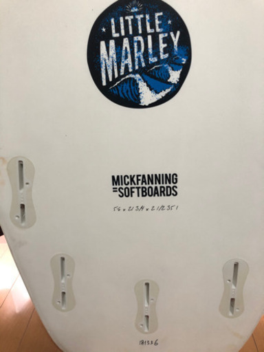 ソフトボード ミッドファニング 美品ミックファニング クマフィッシュ