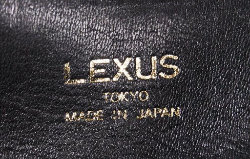 3182 美品 本革 LEXUS レクサス レザー リュック ブラック 愛知県岡崎市 直接引取可　エビス