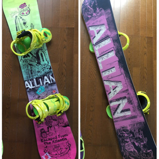 ALLIAN 146 美品　スノーボード セット