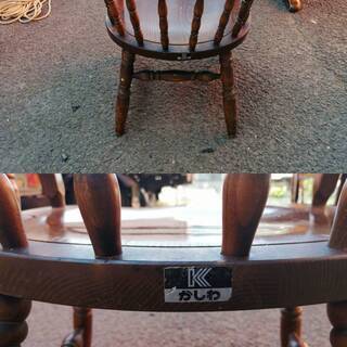 G-132 【高級家具】KASHIWA/柏木工★ダイニングセット★ダイニングチェア 3脚　飛騨家具★カシワ