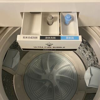 【ネット決済・配送可】美品、全自動洗濯機10kg、TOSHIBA...