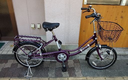garnet[ガーネット]20吋 子供乗せ小径自転車 内装3段/LEDオート/パープル