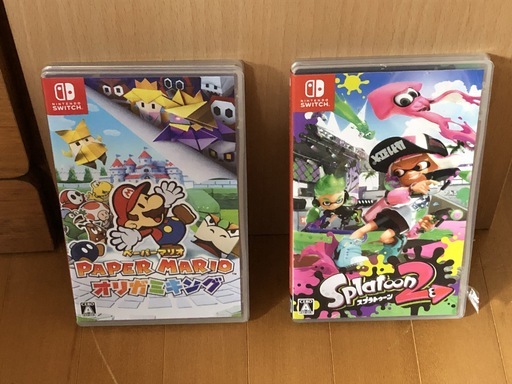 スイッチ Switch ソフト ２本セット(スプラトゥーン2 ペーパーマリオ）