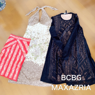 BCBG MAXAZRIA ワンピース2枚  スカート1枚