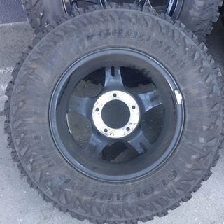 札幌市清田区　ジオランダー　マットタイヤ　１８年　１６インチ 札幌市清田区 ジオランダー マットタイヤ 18年 16インチ