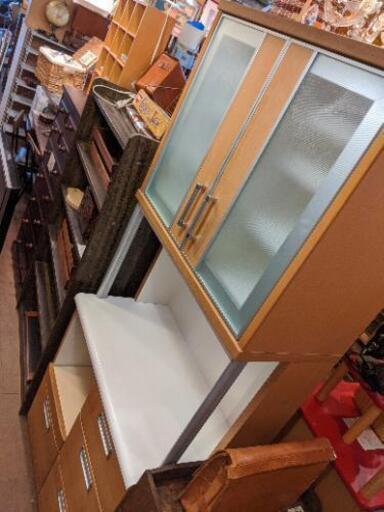 【売約済み】ニトリ　NITORI　レンジボード　食器棚　キッチンボード　スライドレール　レンジ台　キッチン収納　棚　ラック