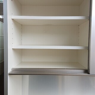 ★ pamouna パモウナ レンジボード 食器棚 ホワイト ソフトクローズ 高級 モダン☆100×50×203☆配達可能 買取帝国 朝霞店 