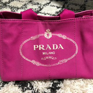 《受け渡しが決まりました》PRADA プラダ　キャンバストートバ...