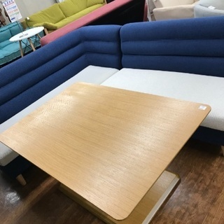 コーナーソファー＋昇降式ダイニングテーブルセット