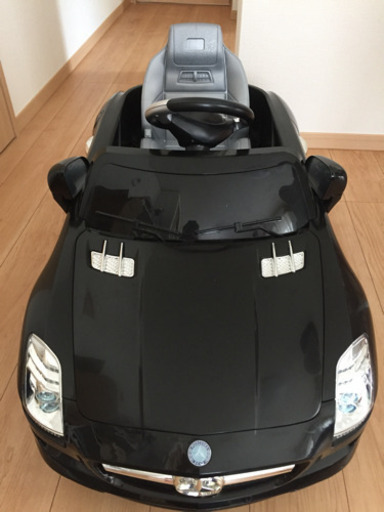 ラジコン操作可 電動乗用カー ベンツSLS-AMG【黒】QX7997A-BK 購入