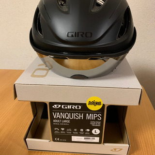 【新品、未使用】GIRO VANQUISH MIPS Matt Black L
