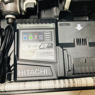 HiKOKI(ハイコーキ) 旧日立工機 14.4V コードレスインパクトドライバ スピーディホワイト WH14DDL2