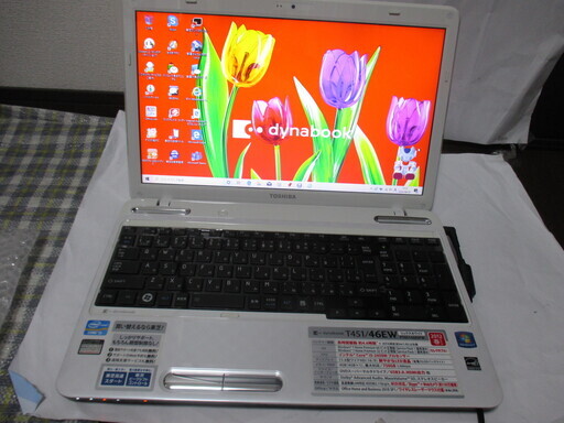美品】東芝dynabook T451/46EW /４ＧＢ/320ＧＢ/Corei5/Win10/BATT・キーボード新品/リカバリー済 動作品