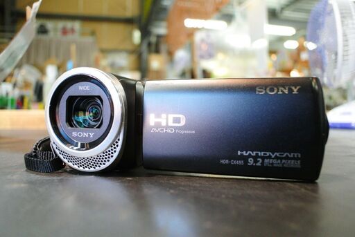 SONY HANDYCAM デジタルＨＤカメラレコーダー HDR-CX485。別売り充電池1個付き。