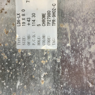 値下げ 19インチ レーベンハート メッキホイール