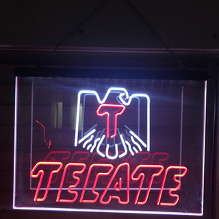激レア!! メキシコのTECATE Beer ネオンライト