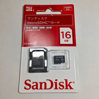 商談中　サンディスク マイクロSDHCカード 16GB