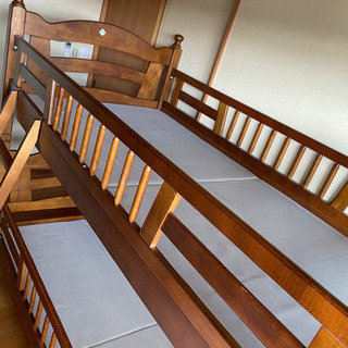 応募があった為一旦中止します。木製2段ベット | tintasmarfim.com.br