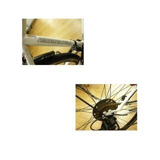 28インチ クロスバイク 18段ギア アメリカンイーグル AE CRB700 AMERICAN EAGLE 白×黒 西岡店