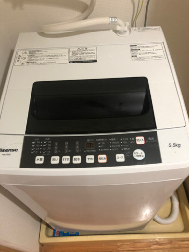 洗濯機　2019年製