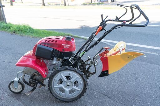 20B0223 札幌 ホンダ ミニ耕運機 サラダ FF300 オプションのヒッチ付き