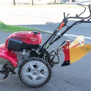 20B0223 札幌 ホンダ ミニ耕運機 サラダ FF300 オプションのヒッチ付き