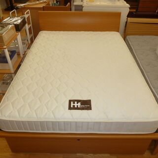 ニトリ☆ダブルベッド☆跳ね上げ収納タイプ☆収納広々☆中古☆春日井近隣配達、設置可能