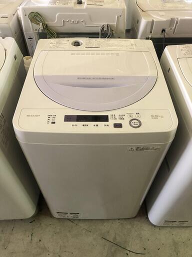◆安心の一年保証！　洗濯機　5.0㎏　SHARP/シャープ　2017年製　ES-GE5A　No.1320081504　ガーランド草加