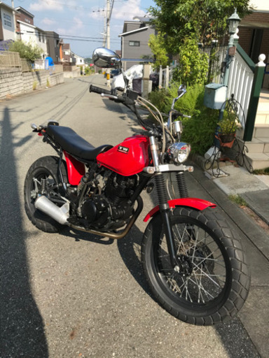 【美車】TW225E カスタム 実走約1万km 自賠責R3.3月末