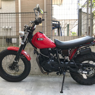 【美車】TW225E カスタム 実走約1万km 自賠責R3.3月末 美車】TW225E カスタム 実走約1万km 自賠責R3.3月末