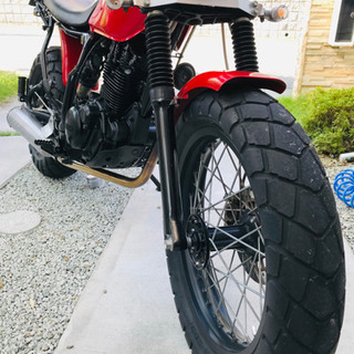 美車】TW225E カスタム 実走約1万km 自賠責R3.3月末