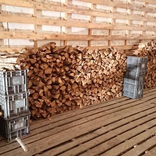 完売】薪(ミズナラ) 25,000円/1㎥ 5㎥以上ご購入で送料